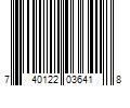 Barcode Image for UPC code 740122036418