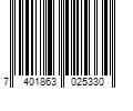 Barcode Image for UPC code 7401863025330