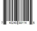 Barcode Image for UPC code 740248881145