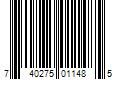 Barcode Image for UPC code 740275011485