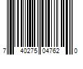 Barcode Image for UPC code 740275047620