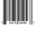 Barcode Image for UPC code 740275054567