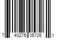 Barcode Image for UPC code 740275057261