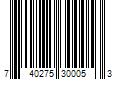 Barcode Image for UPC code 740275300053