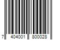 Barcode Image for UPC code 7404001800028