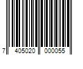 Barcode Image for UPC code 7405020000055