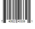 Barcode Image for UPC code 740522403391