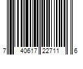 Barcode Image for UPC code 740617227116