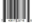 Barcode Image for UPC code 740617287165