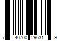 Barcode Image for UPC code 740700296319