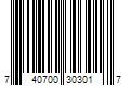 Barcode Image for UPC code 740700303017