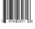 Barcode Image for UPC code 740754030716