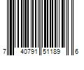 Barcode Image for UPC code 740791511896