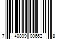 Barcode Image for UPC code 740809006628