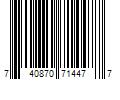 Barcode Image for UPC code 740870714477