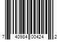 Barcode Image for UPC code 740984004242