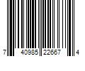 Barcode Image for UPC code 740985226674