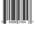 Barcode Image for UPC code 740985275047