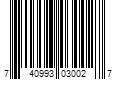 Barcode Image for UPC code 740993030027