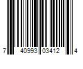 Barcode Image for UPC code 740993034124