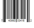 Barcode Image for UPC code 740993034162