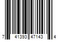 Barcode Image for UPC code 741393471434