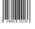 Barcode Image for UPC code 7415600100136