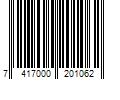 Barcode Image for UPC code 7417000201062