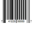 Barcode Image for UPC code 741839999997