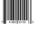 Barcode Image for UPC code 741860001003