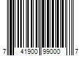 Barcode Image for UPC code 741900990007