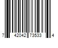 Barcode Image for UPC code 742042735334