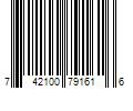 Barcode Image for UPC code 742100791616