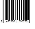 Barcode Image for UPC code 7422326000725