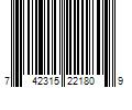 Barcode Image for UPC code 742315221809