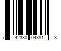 Barcode Image for UPC code 742330043813