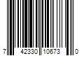 Barcode Image for UPC code 742330106730