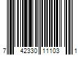 Barcode Image for UPC code 742330111031