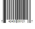 Barcode Image for UPC code 742400001217