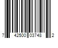 Barcode Image for UPC code 742500037482