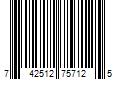 Barcode Image for UPC code 742512757125