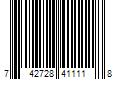 Barcode Image for UPC code 742728411118