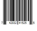 Barcode Image for UPC code 742832415255