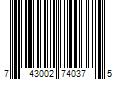 Barcode Image for UPC code 743002740375