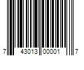 Barcode Image for UPC code 743013000017