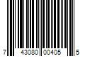 Barcode Image for UPC code 743080004055