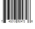 Barcode Image for UPC code 743213524726