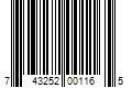 Barcode Image for UPC code 743252001165