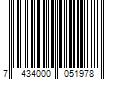 Barcode Image for UPC code 7434000051978