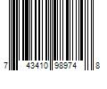 Barcode Image for UPC code 743410989748